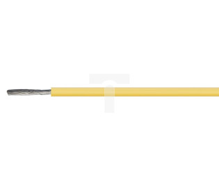 Przewód silikonowy SiF 1x1 żółty 300/500V 23508 /100m/