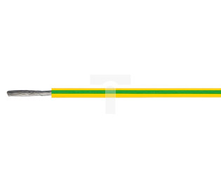 Przewód silikonowy SiF 1x2,5 dwu kolorowy 300/500V 23713 /100m/