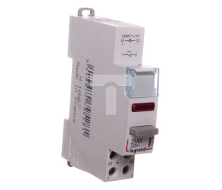 Przycisk modułowy 20A 1R z lampką LED 12/48V czerwoną LP462 412919