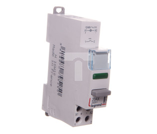 Przycisk modułowy 20A 1Z z lampką LED 12/48V zieloną LP461 412918