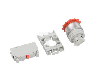 Przycisk sterowniczy 22mm czerwony bez samopowrotu 1R SP22-B-01