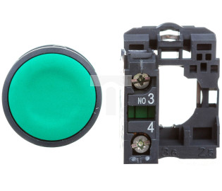 Przycisk sterowniczy 22mm zielony 1Z 0R z samopowrotem XB5AA31