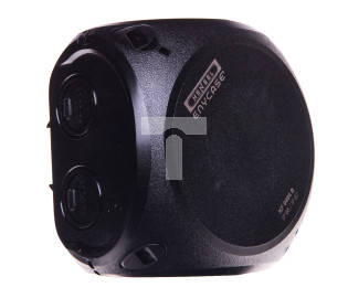 Puszka n/t 104x104x70mm IP66/67 czarna KF 0402 B 62000048