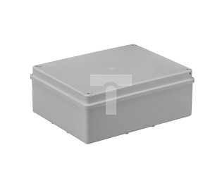 Puszka n/t hermetyczna 240x190x90 bez dławików IP56 szara S-BOX 516