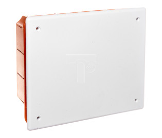 Puszka podtynkowa 160x130x70mm ze śrubami biała OL10004