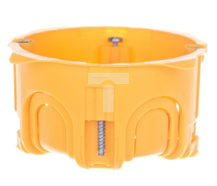 Puszka podtynkowa do regips 67x40mm pomarańczowa Batibox 080041