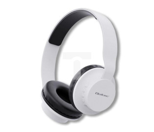 Qoltec Słuchawki bezprzewodowe Loud Wave z mikrofonem BT 5.0 JL Białe