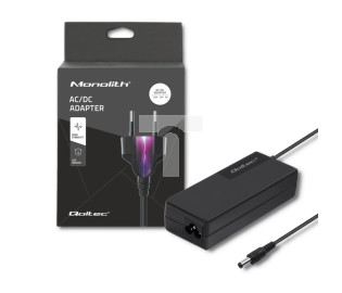 Qoltec Zasilacz desktopowy 72W 24V 3A 5.5*2.5 + kabel zasilający