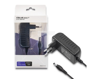 Qoltec Zasilacz wtyczkowy 18W 9V 2A 5.5*2.1