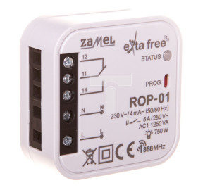 Radiowy odbiornik dopuszkowy 1-kanałowy ROP-01 EXF10000047