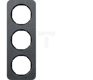 Ramka 3-krotna Berker R.1 łupek/czarny 10132384