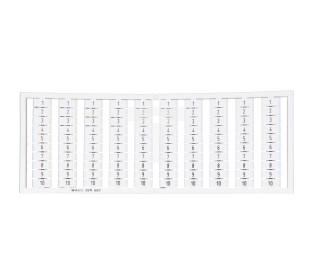 Ramka z oznacznikami 10x 1-10 209-602 /5szt./