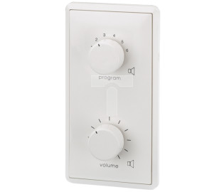 Regulator głośności PA 12W, z 24V przekaźnikiem priorytetowym oraz selektorem źródeł ATT-412PEU