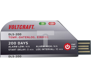 Rejestrator temperatury VOLTCRAFT DLS-200 2315346