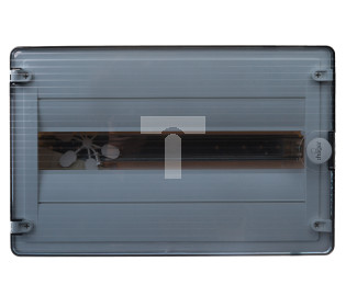 Rozdzielnica modułowa 1x18 natynkowa IP40 Golf (drzwi transparentne) VS118TD