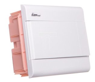 Rozdzielnica modułowa 1x8 podtynkowa IP40 SRp-8/B (N+PE) 2.12