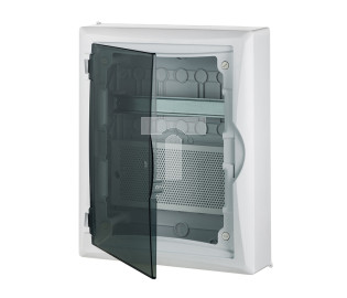 Rozdzielnica modułowa 2x12 n/t ECONOMIC BOX RN 2/24 MULTIMEDIALNA drzwi transparentne (N+PE) IP40 2505-21
