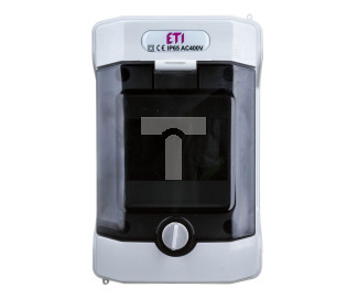 Rozdzielnica modułowa PV 1x4 natynkowa /transparentna/ UV 1500V DC IP65 ECH-4G DIDO 001101060