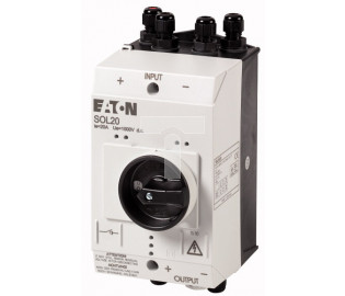 Rozłącznik izolacyjny PV 20A DC 2 stringi M12 SOL20/2MV 120919
