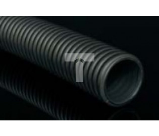 Rura karbowana z podwójnym płaszczem KOPOFLEX KF UV 450N 40/32mm czarna /50m/