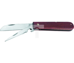 SCYZORYK MONTERSKI, 2 OSTRZA, DREWNO MN-63-053