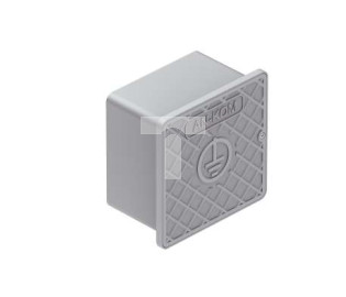 SKRZYNKA PROBIERCZA NA ELEWACJĘ DO ZŁĄCZA ODGROMOWEGO 150X150X100 SZARA - G645516