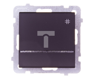SONATA Łącznik krzyżowy z podświetleniem czarny metalik ŁP-4RS/m/33
