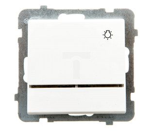SONATA Przycisk /światło/ z podświetleniem ecru ŁP-5RS/m/27