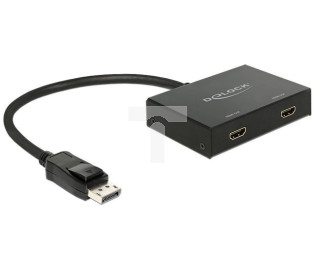 SPLITTER VIDEO DELOCK DISPLAYPORT 1.2-&gt;2X HDMI 4K