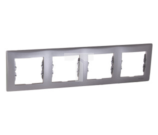 Sedna Ramka poczwórna aluminium pozioma SDN5800760