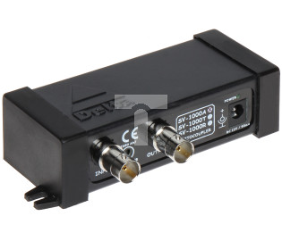 Separator sygnału wideo, izolator pętli masy (ground loop isolator) 1-kanałowy AHD, HD-CVI, CVBS - PAL / NTSC SV-1000A
