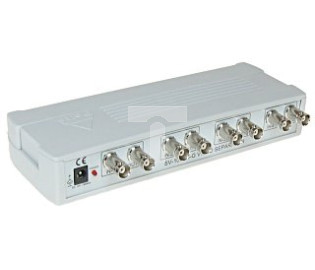 Separator sygnału wideo, izolator pętli masy (ground loop isolator) 4-kanałowy CVBS - PAL / NTSC SV-1000/4-G