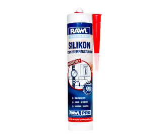 Silikon wysokotemperaturowy 350C czerwony 300ml R-SL-TK-05