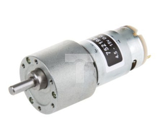 Silnik DC, 4,5→ 15 V., 840 mA, 7 W, 7300 obr./min, 114 gcm, RS PRO