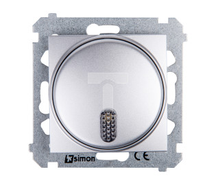 Simon 54 Dzwonek elektroniczny 70dB IP20 srebrny mat DDS1.01/43