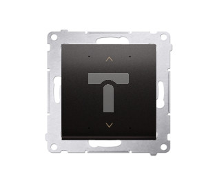 Simon 54 GO Sterownik przyciskowy do obsługi rolety żaluzji sterowany smartfonem WiFi 2x5A 230V (moduł) antracyt DEZ1W.01/48