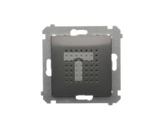 Simon 54 Głośnik 2 W 16 Ohm (moduł) czarny mat D05562N.02/49