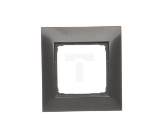 Simon 54 Premium Ramka 1-krotna PREMIUM IP20 / IP44 czarny mat DR1/49