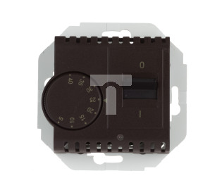 Simon 54 Regulator temperatury z czujnikiem zewnętrznym brąz mat DRT10Z.02/46