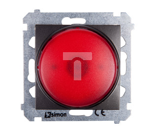Simon 54 Sygnalizator świetlny LED czerwone światło antracyt DSS2.01/48
