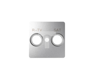 Simon 82 Pokrywa do gniazd RTV-SAT aluminium 82097-93