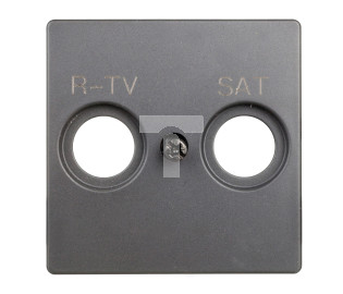 Simon 82 Pokrywa gniazda antenowego RD/TV/SAT grafit 82097-38