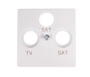 Simon 82 Pokrywa gniazda antenowego RTV/SAT/SAT biała 82038-30