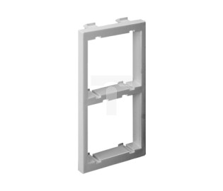 Simon Connect Adapter CIMA na 2 moduły K45 (45x45mm) pionowo aluminium S62/8