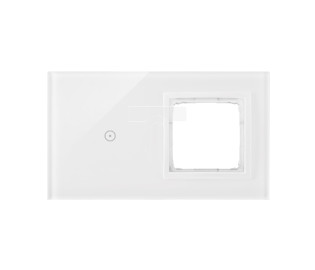 Simon Touch ramki Panel dotykowy S54 Touch, 2 moduły, 1 pole dotykowe + 1 otwór na osprzęt S54, biała perła DSTR210/70