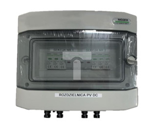 Skrzynka przył. hermetyczna z ogranicznikiem przepięć DC 1200V typ 2, 2*łańcuch PV, 2*MPPT