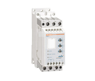 Softstart 3-fazowy 110-400V AC 37A 18,5kW 400V z przekaźnikiem by-pass, ADXC037400