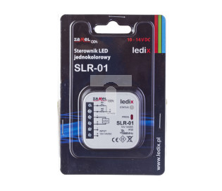 Sterownik LED jednokolorowy 0,22W 4A 10-14V DC IP20 SLR-01 LDX10000004