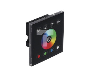 Sterownik LED panel RGBW 4x4A czarny 12-24V Prescot