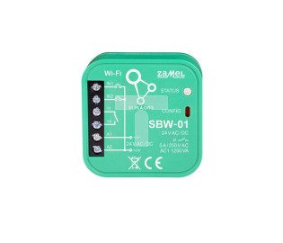 Supla sterowanik bramowy WI-FI 1-kanałowy dwukierunkowy SBW-01 SPL10000002
